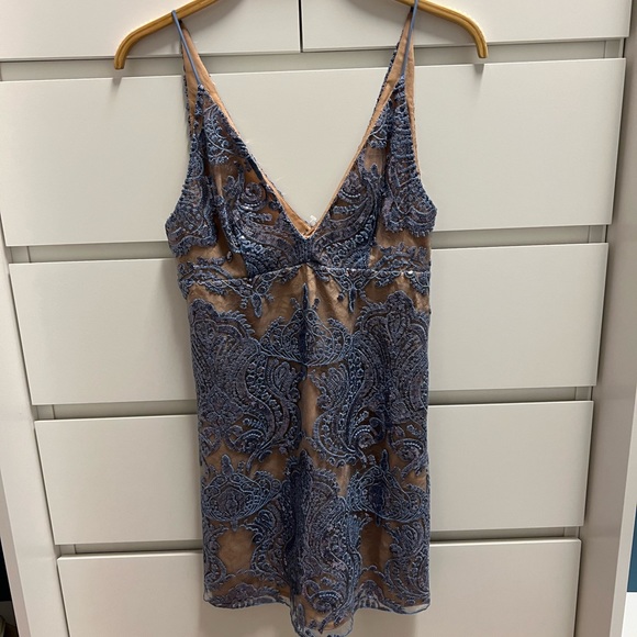 Free People Night Shimmer sequined dress -size 4 - Picture 2 of 6